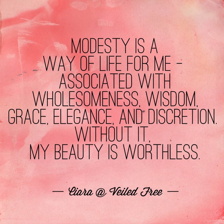 What Modesty Mean