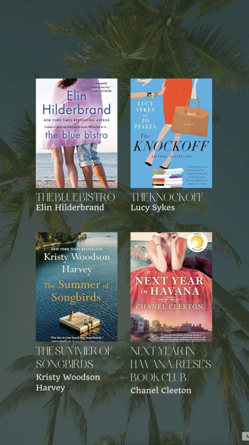 my favorite books for vacation