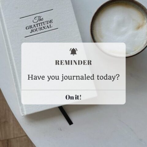 journal reminder