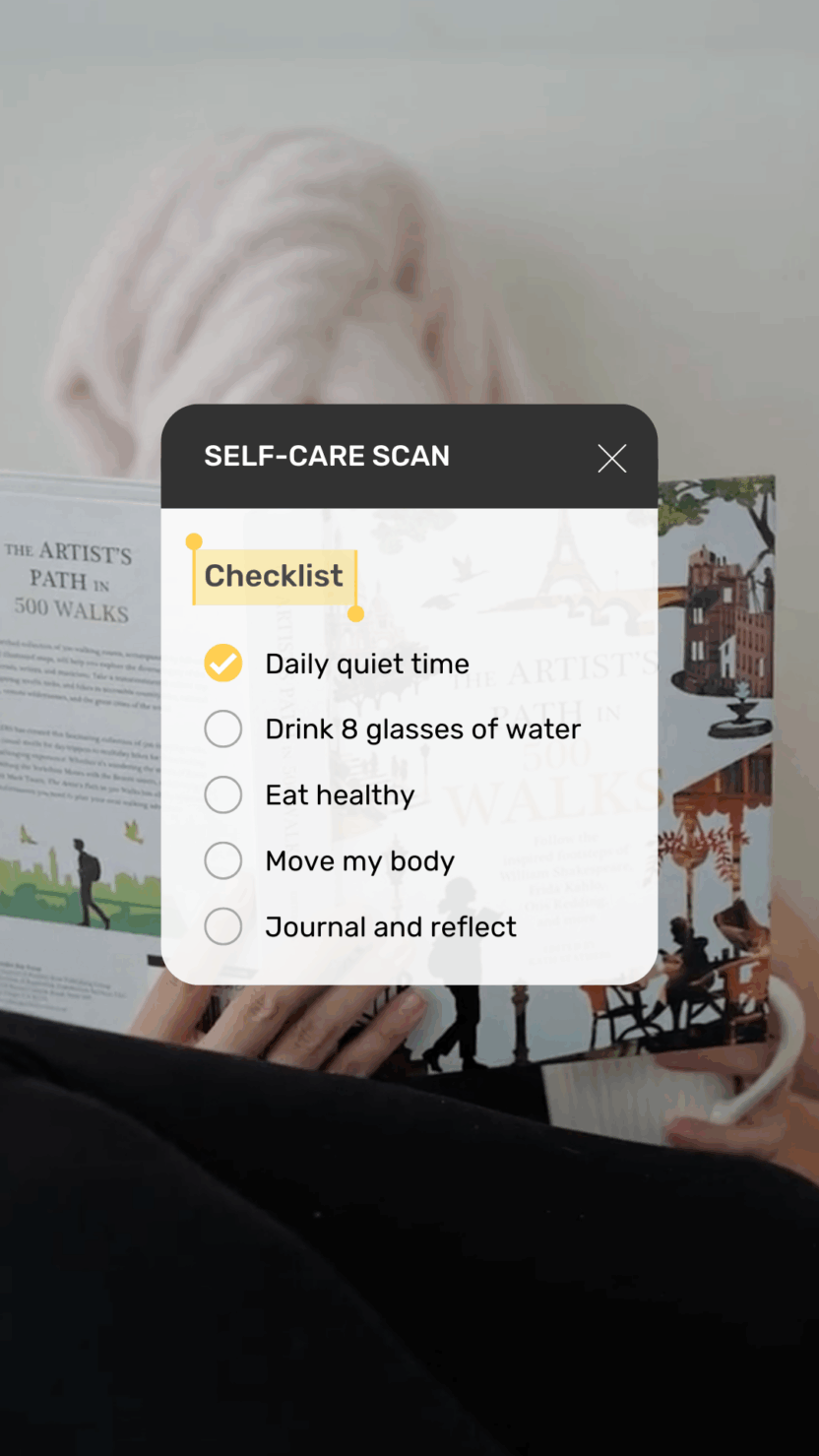 self-care scan 
