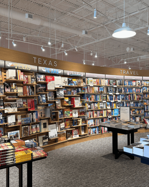 shopping at a local bookstore barnes and noble prosper texas